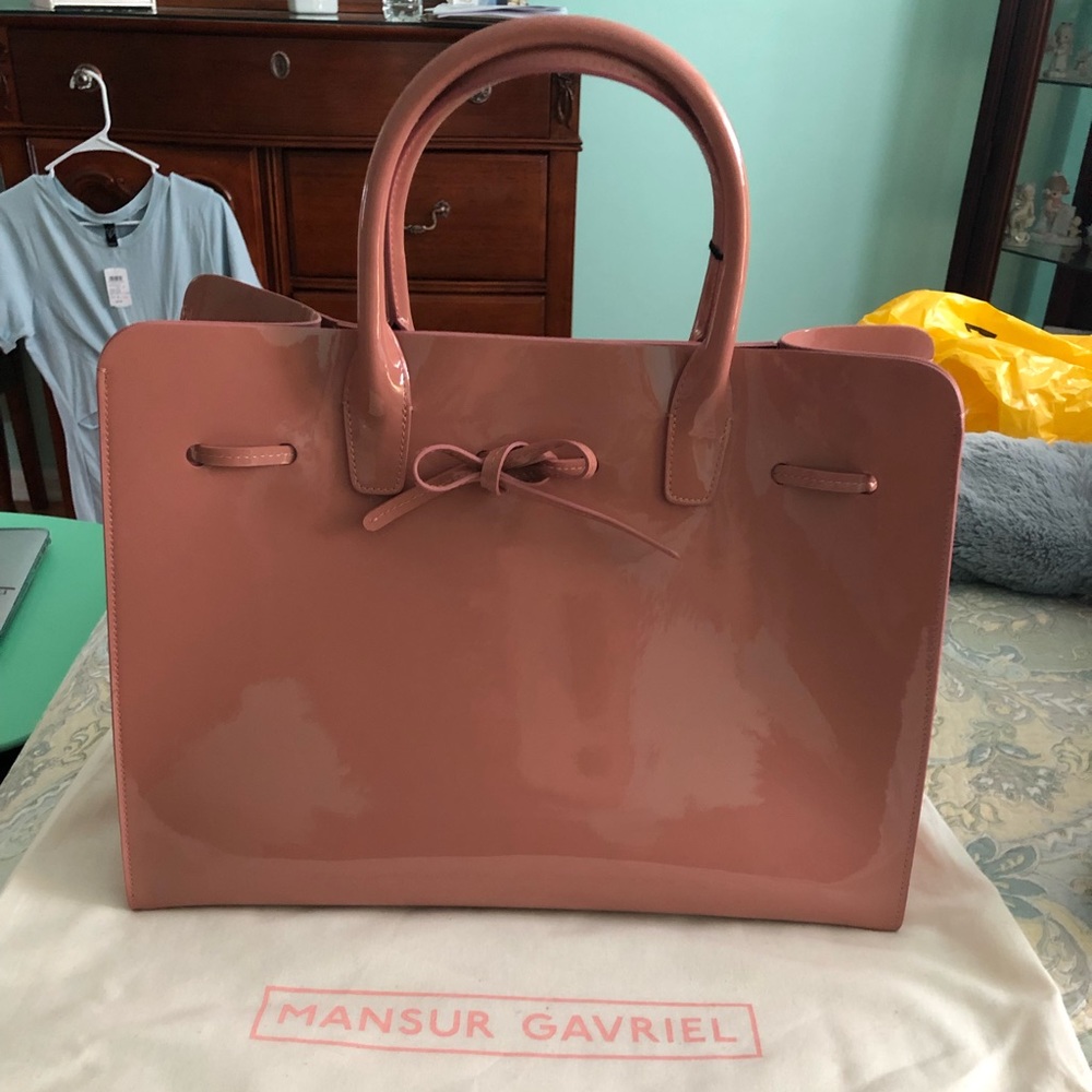 Mansur Gavriel Blush Pink Sun Bag NWT LARGE